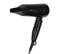 BRAUN Satin Hair 3 Style&Go 1600 W Black HD350 Fēns