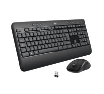LOGITECH Advanced MK540 keyboard Mouse included USB QWERTY Dutch Black, White 920-008685 Klaviatūra+pele
