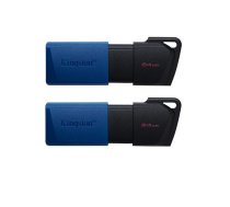 KINGSTON MEMORY DRIVE FLASH USB3.2/64GB 2PK DTXM/64GB-2P KINGSTON USB Flash atmiņa