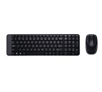 LOGITECH G MK220 keyboard RF Wireless QWERTY US International Black 920-003161 Klaviatūra+pele