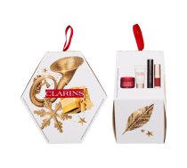CLARINS Make-up Essentials SOS Primer 5 ml 00 Universal Light + Instant Smooth Perfecting Touch 4 ml + Wonder Perfect Mascara 4D 3 ml 01 Perfect Black + Lip Comfort Oil 1,4 ml 03 Cherry     Grima grunts