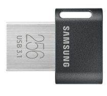 SAMSUNG FIT Plus MUF-256AB/APC 256GB Black Silver MUF-256AB/APC USB Flash atmiņa