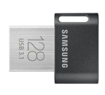 SAMSUNG FIT Plus MUF-128AB/APC 128GB Black Silver MUF-128AB/APC USB Flash atmiņa