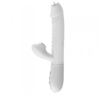 boss of toys wibrator silicone vibrator usb 7 function white art