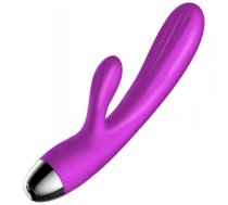 boss of toys wibrator silicone vibrator and pulsator purple usb 7 plus