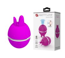 lybaile pretty love vibrating gemini ball purple