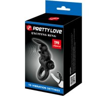 lybaile pretty love vibrating cock ring black