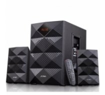 Fenda Multimedia Bluetooth Speakers F&D A180X (2.1 Channel Surround, 42W, 200-20KHz, Subwoofer: 50-118Hz, Bluetooth 4.0, USB card reader, FM, digital, Remote Control, Wooden, Black) (A180X)