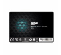 Silicon Power SSD Slim S55 480GB 2.5'', SATA III 6GB/s, 560/530 MB/s, 7mm (SP480GBSS3S55S25)