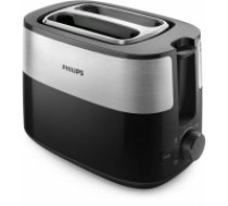 PHILIPS Daily Collection Tosteris, 830 W (melns) - HD2516/90 (HD2516/90)