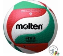 Molten Volleyball competition V5M5000-X FIVB FLISTATEC synth.leather, white/green/red (V5M5000-X)