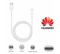 Huawei AP71 SuperCharge Oriģināls Type-C 3.1 Datu un Uzlādes Kabelis 1m Balts (OEM) (AP71)