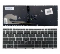 Keyboard HP: EliteBook 840 G5 846 G5 745 G5 (silver,with backlight ) (KB313105)