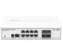 NET ROUTER/SWITCH 8PORT 1000M/4SFP CRS112-8G-4S-IN MIKROTIK (CRS112-8G-4S-IN)