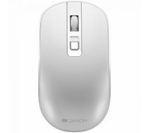 Canyon 2.4GHz Wireless Rechargeable Mouse with Pixart sensor, 4keys, Silent switch for right/left keys,DPI: 800/1200/1600, Max. usage 50 hours for one time full charged, 300mAh Li-poly battery, Pearl-White, cable length 0.6m, 116.4*63.3*32.3mm, 0.075kg (C