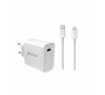 Devia Smart series PD quick charger suit (EU,18W) white