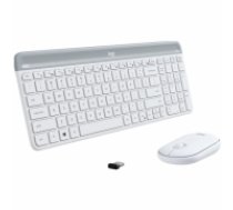 Logitech Slim Wireless Keyboard and Mouse Combo MK470-OFFWHITE-US INT'L-2.4GHZ-INTNL (920-009205)