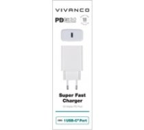 Vivanco charger USB-C 3A 18W, white (60810) (60810)