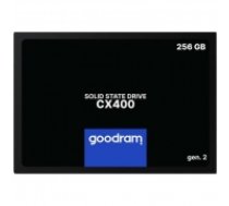GOODRAM CX400 GEN.2 256GB SSD, 2.5” 7mm, SATA 6 Gb/s, Read/Write: 550 / 480 MB/s, Random Read/Write IOPS 65K/61,4K (SSDPR-CX400-256-G2)