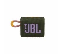 JBL ūdensizturīga portatīvā skanda JBL Go, zaļa - JBLGO3GRN (JBLGO3GRN)