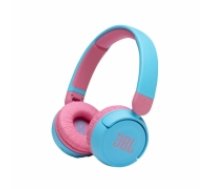 JBL on-ear austiņas ar Bluetooth bērniem, zilas ar rozā - JBLJR310BTBLU (JBLJR310BTBLU)