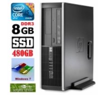 Hewlett-packard HP 8100 Elite SFF i5-650 8GB 480SSD GT1030 2GB DVD WIN10PRO/W7P (RW5225UP)