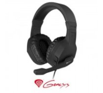 Genesis Gaming Headset Argon 200, 2 x 3 pin 3,5 mm stereo mini-jack, NSG-0902, Black, Wired, Built-in microphone (253550)