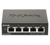 D-Link DGS-1100-05V2 network switch Managed Gigabit Ethernet (10/100/1000) Black (DGS-1100-05V2/E)