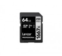 Lexar SDXC, 64 GB memory card UHS-II Class 10 (LSD64GCB1667)