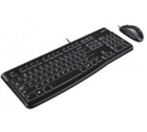 Logitech Desktop MK120 keyboard USB QWERTY US International Black (920-002562)