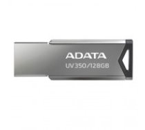 ADATA UV350 USB flash drive 128 GB USB Type-A 3.2 Gen 1 (3.1 Gen 1) Silver (AUV350-128G-RBK)