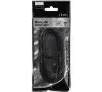 Vivanco kabelis microUSB - USB 1m, melns (35815) (35815)