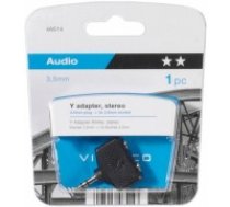 Vivanco adapteris 3,5mm - 2x3,5mm Audio (46514) (46514)