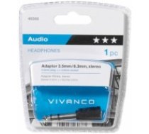 Vivanco adapteris 3,5mm - 6,3mm (46066) (46066)