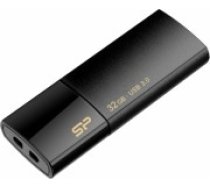 Silicon Power zibatmiņa 32GB Blaze B05 USB 3.0, melna (SP032GBUF3B05V1K)