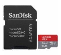 SANDISK 32GB Ultra MicroSDXC UHS-I Card with Adapter (SDSQUA4-032G-GN6IA)