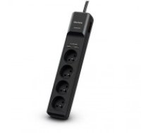 CyberPower Tracer III P0420SUD0-FR surge protector Black 4 AC outlet(s) 200 - 250 V 1.8 m (P0420SUD0-FR)