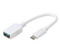 Vivanco DCAVVUSBC30A02W USB cable 0.1 m USB 3.2 Gen 1 (3.1 Gen 1) USB A USB C White (37559)
