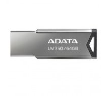 ADATA UV350 USB flash drive 64 GB USB Type-A Grey (AUV350-64G-RBK)