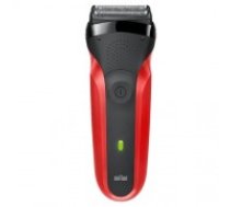 Braun Series 3 300s Foil shaver Trimmer Black, Red (300S RED)
