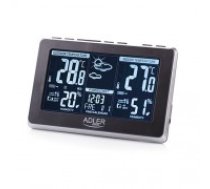Adler AD 1175 digitāla laika apstākļu noteikšanas stacija Melns, Sudrabs LCD AC/Baterija (AD 1175)