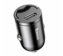 Mini car charger Baseus Tiny Star USB-C, QC 4.0+, PD, 30W (gray) (VCHX-B0G)