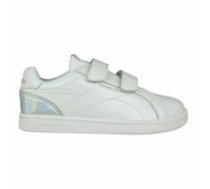 Bērnu Ikdienas Apavi Reebok Royal Complete Clean Velcro Balts Sudrabains