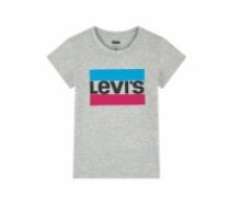 Bērnu Krekls ar Īsām Piedurknēm Levi's Sportswear Logo Tee Pelēks