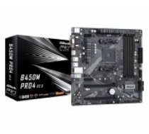 MB AMD B450 SAM4 MATX/B450M PRO4 R2.0 ASROCK (B450MPRO4R2.0)