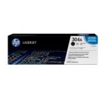 HP 304A Black Original LaserJet Toner Cartridge (CC530A)