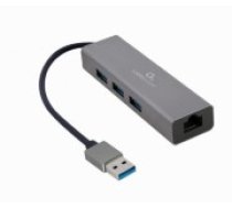 I/O ADAPTER USB3 TO LAN RJ45/3xUSB3 A-AMU3-LAN-01 GEMBIRD (A-AMU3-LAN-01)