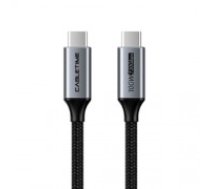 Extradigital Cable USB3.1, Type C - Type C, 10Gbps, 100W, 20V/ 5A, 4K/ 60HZ, 1m (CA913312)