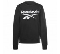 Sieviešu Sporta Krekls bez Kapuča Reebok Identity Logo W Melns