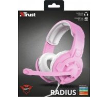 Trust GXT 411P Radius Headset Wired Head-band Pink, White (24362)